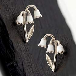 Maiglöckchen Ohrstecker 925 Silber